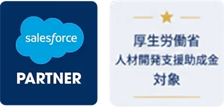 Salesforce Partner 厚生労働省人材開発支援助成金対象